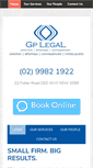 Mobile Screenshot of gplegal.com.au